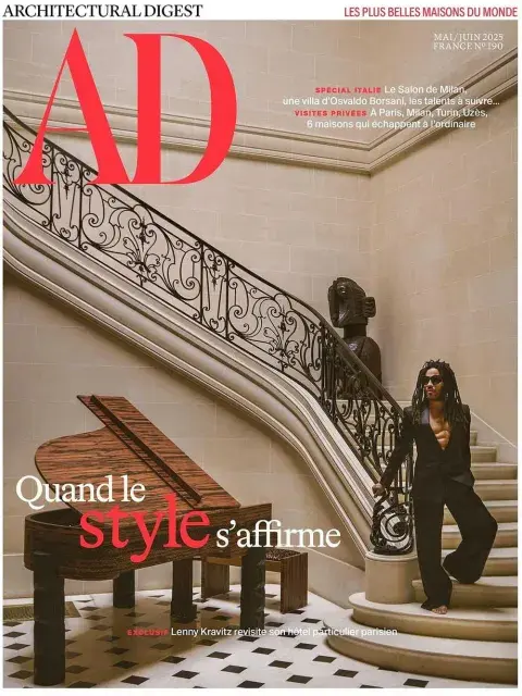 Lenny Kravitz remodeló los ambientes para darle su toque rockero