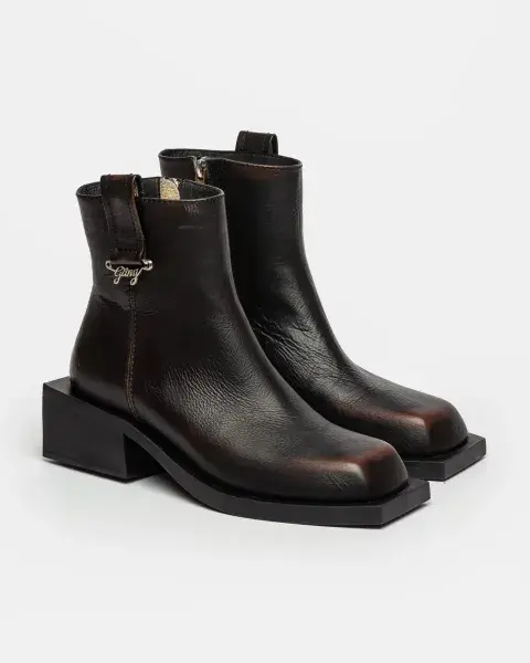 Bota de punta cuadrada Bota de punta cuadrada