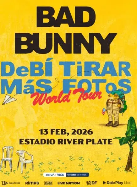 Bad Bunny regresa a la Argentina Bad Bunny regresa a la Argentina