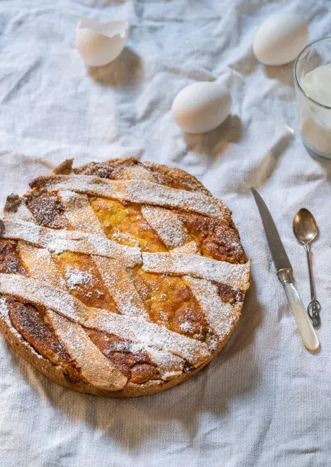 Receta de la crostata de ricotta Receta de la crostata de ricotta