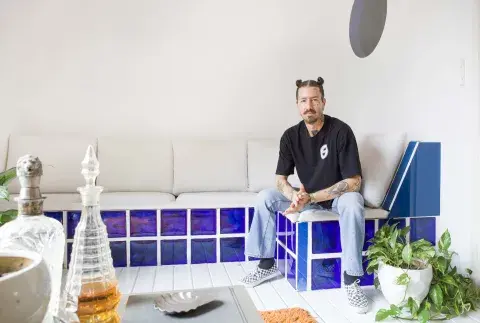 Una versión con azulejos. Una versión con azulejos.