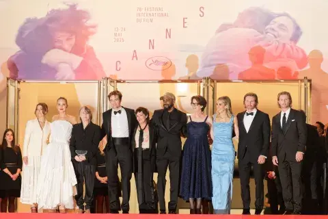 El estreno de Die, My Love en Cannes 2025. El estreno de Die, My Love en Cannes 2025.