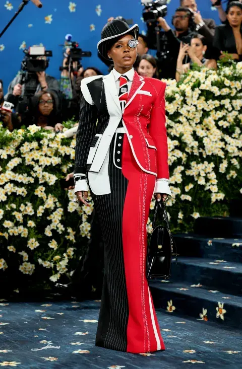 Janelle Monáe en la Met Gala 2025. Janelle Monáe en la Met Gala 2025.