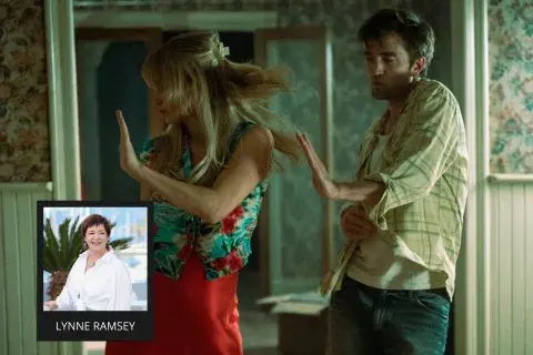 Jennifer Lawrence y Robert Pattinson bailando Jennifer Lawrence y Robert Pattinson bailando