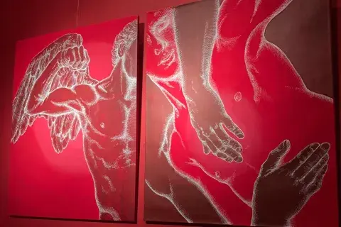 En Cursi, la potencia gráfica de Altamirano se expresa con dominio cromático. En Cursi, la potencia gráfica de Altamirano se expresa con dominio cromático.