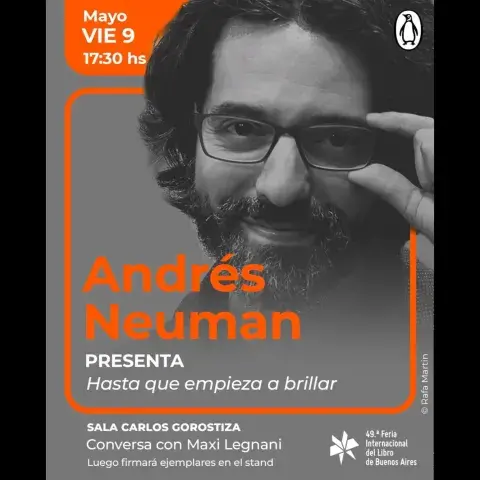 Andrés Neuman, en la Feria del Libro 2025 Andrés Neuman, en la Feria del Libro 2025