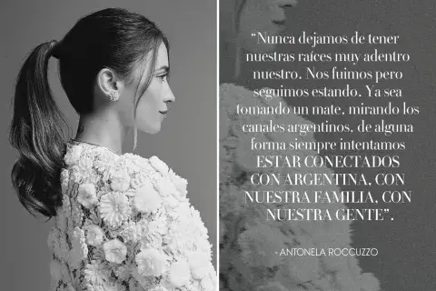 Antonela Roccuzzo en Vogue México.