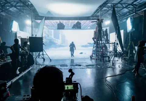 Así se filmó la serie El Eternauta.