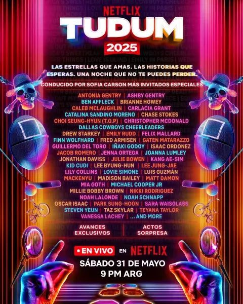 La lista de estrellas invitadas en el TUDUM 2025.