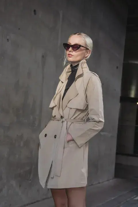 trench para un dia de lluvia