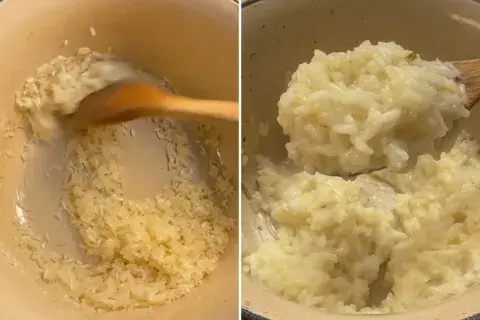 Paso a paso del "arroz de enfermo" más rico, por Paulina Cocina.