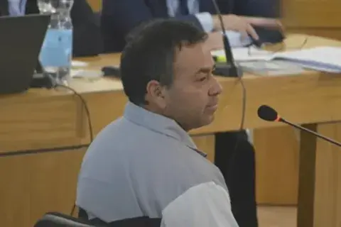 Bárzola participando como testigo durante el juicio que terminó con la absolución de Macarrón. Bárzola participando como testigo durante el juicio que terminó con la absolución de Macarrón.