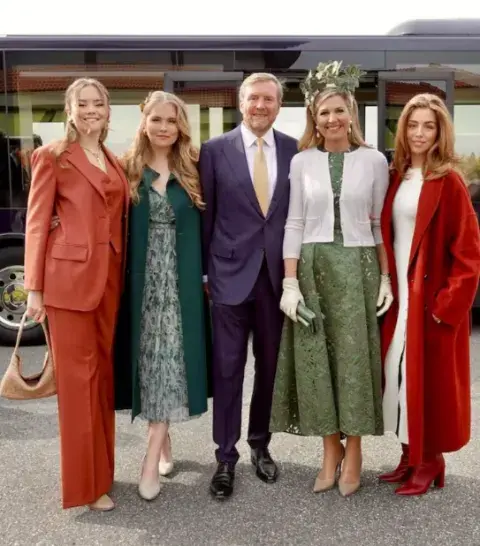 Máxima llevó este mismo diseño en 2024