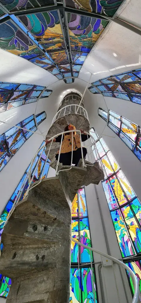 El interior de la cúpula El Molino. El interior de la cúpula El Molino.