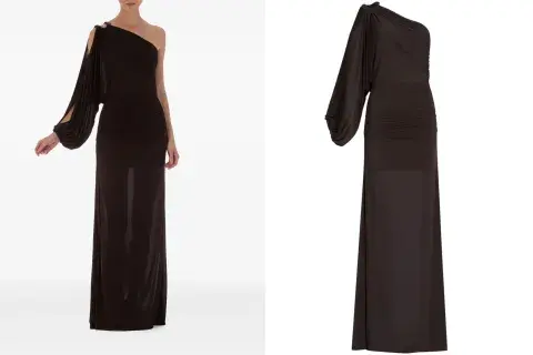 El vestido Farah de Silvia Tcherassi que lució Antonela Roccuzzo. El vestido Farah de Silvia Tcherassi que lució Antonela Roccuzzo.