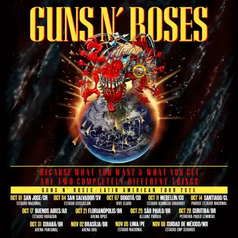 La gira 2025 de Guns N' Roses. La gira 2025 de Guns N' Roses.