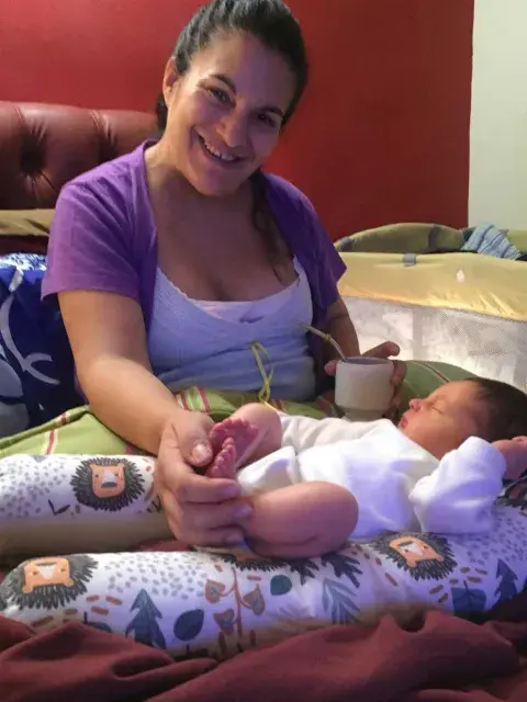 Myrian Arias tenía 37 años y todavía trabajaba como empleada doméstica cuando empezó a buscar un embarazo Myrian Arias tenía 37 años y todavía trabajaba como empleada doméstica cuando empezó a buscar un embarazo