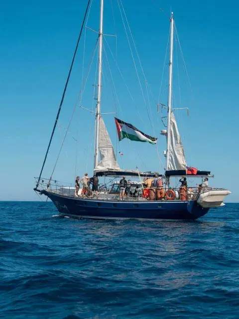 Las fuerzas israelíes detuvieron un barco de asistencia que se dirigía a Gaza y en el que viajaban Greta Thunberg y otros activistas