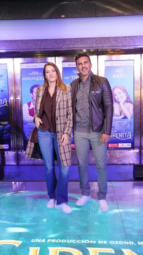 Mica Viciconte y Fabián Cubero fueron con su hijo Lucca. Mica Viciconte y Fabián Cubero fueron con su hijo Lucca.