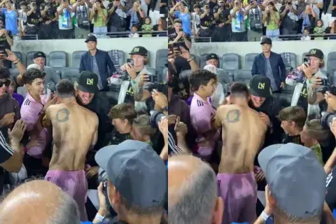 Owen Wilson y el día que abrazó a Messi (y descubrió que tiene la piel más suave del mundo) Owen Wilson y el día que abrazó a Messi (y descubrió que tiene la piel más suave del mundo)