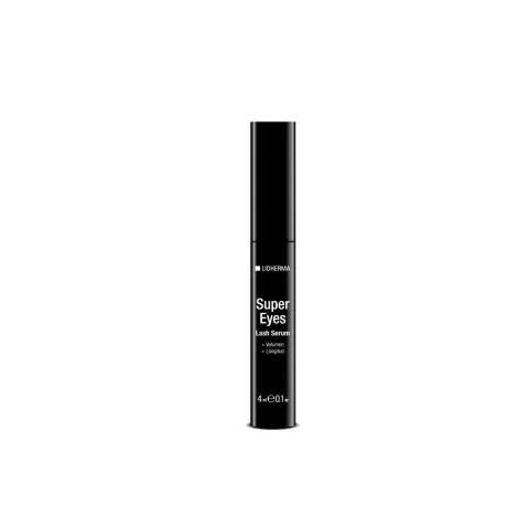 Super Eyes Lash Serum Sérum con una superadora combinación de péptidos para aumentar el volumen, grosor y longitud de pestañas y cejas. Resultados visibles a partir de las 2 semanas de uso. (LIDHERMA $ 22.500,00)