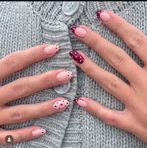 Polka dots nails: así es el diseño de uñas de Hailey Bieber que serán virales Polka dots nails: así es el diseño de uñas de Hailey Bieber que serán virales