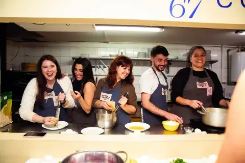 Taller de pastas de Sello Austral. Taller de pastas de Sello Austral.