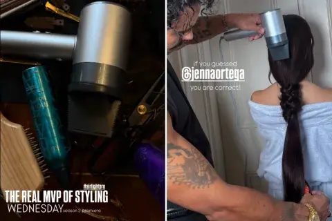 Así se hizo el peinado trenza de Jenna Ortega para la premiere de Merlina 2. Así se hizo el peinado trenza de Jenna Ortega para la premiere de Merlina 2.