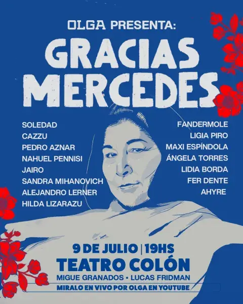 Póster del Mercedes Sosa Day Póster del Mercedes Sosa Day