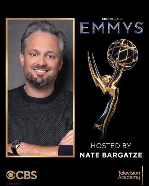 Nate Bargatze es el conductor de los Emmys 2025. Nate Bargatze es el conductor de los Emmys 2025.