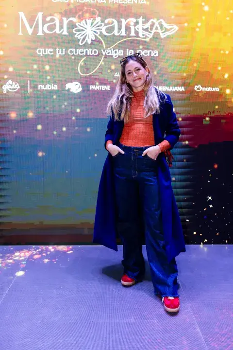 Foto de Rocío Igarzábal en el show de Margarita en Tecnópolis.