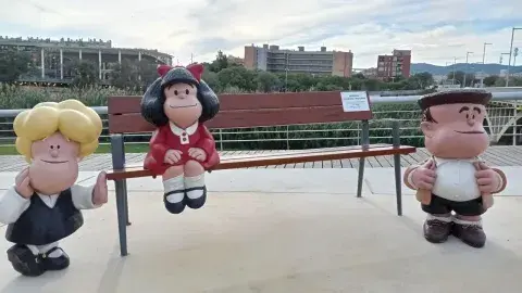A Santa Coloma de Gramenet, en España, llegó tarde... pero seguro. A Santa Coloma de Gramenet, en España, llegó tarde... pero seguro.