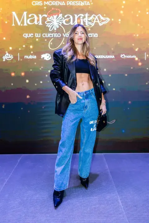 Foto de Stephanie Demner en el show de Margarita en Tecnópolis.
