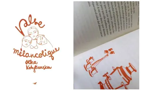 Valse mélancolique, de Olha Kobylianska, con traducción e ilustraciones de Valeria Zuzuk (Caballo Negro Editora) Valse mélancolique, de Olha Kobylianska, con traducción e ilustraciones de Valeria Zuzuk (Caballo Negro Editora)