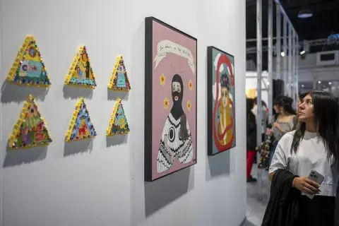 La galería chilena Aninat presenta la obra de Mon Laferte. La galería chilena Aninat presenta la obra de Mon Laferte.