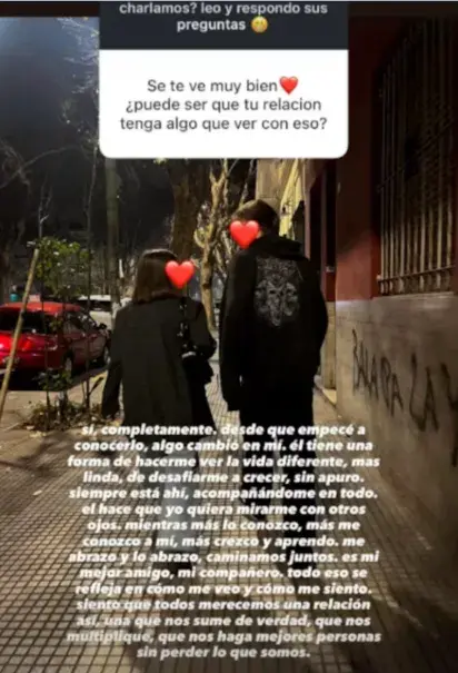 Muna Pauls contó que está de novia con un vecino Muna Pauls contó que está de novia con un vecino