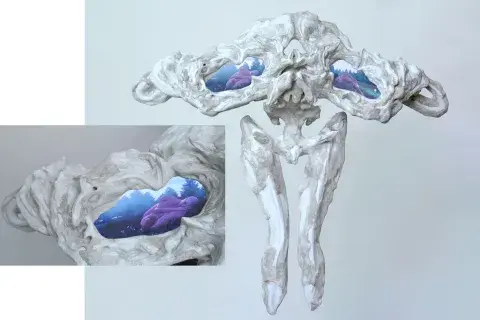 Anatomía de un sueño fosilizado, de Eva Moro Cafiero, en NN de La Plata. Anatomía de un sueño fosilizado, de Eva Moro Cafiero, en NN de La Plata.