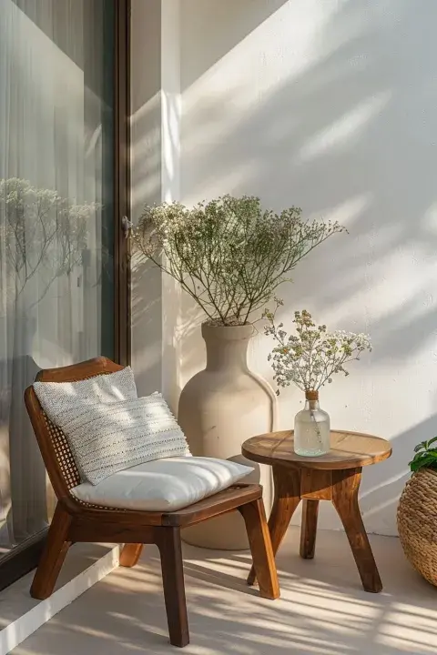 Los colores claros y la madera aportan calidez. Decorá sin sobrecargar Los colores claros y la madera aportan calidez. Decorá sin sobrecargar
