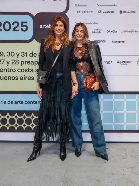 Juliana Awada junto a su hija, Tini Barbier Juliana Awada junto a su hija, Tini Barbier