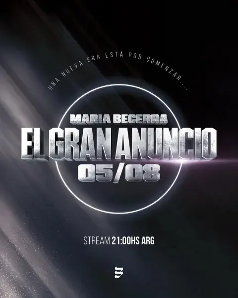 María Becerra y un gran anuncio sobre una nueva era en su carrera. María Becerra y un gran anuncio sobre una nueva era en su carrera.