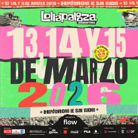 Lollapalooza 2026: este es el line up completo del festival en Argentina
