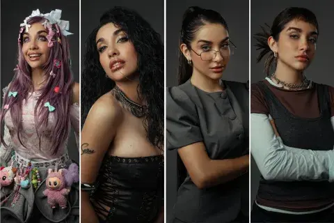 Shanina, Jojo, Maite y Gladys: los cuatro alter egos de María Becerra en su nuevo disco. Shanina, Jojo, Maite y Gladys: los cuatro alter egos de María Becerra en su nuevo disco.