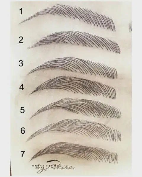 Dibujos de cejas para inspirarte y cambiar de look. Dibujos de cejas para inspirarte y cambiar de look.
