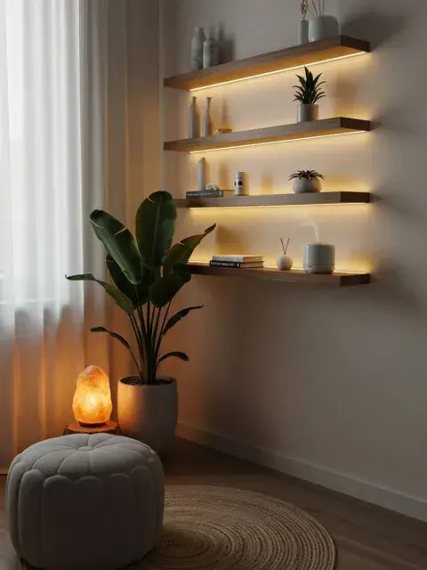 Combiná distintas fuentes de iluminación y asegurate de poder controlarlas por separado. Combiná distintas fuentes de iluminación y asegurate de poder controlarlas por separado.