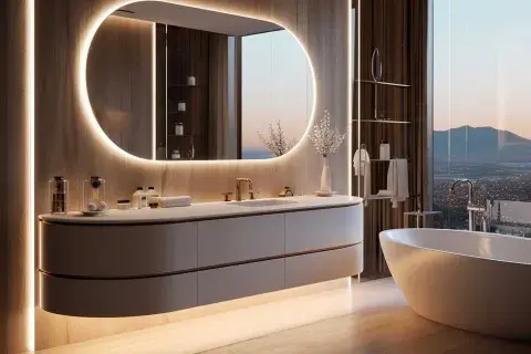La iluminación del baño no solo es cuestión estética: define cómo usamos y disfrutamos este espacio.