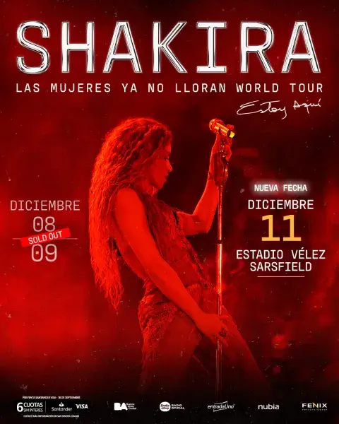 Anuncio de Shakira Anuncio de Shakira