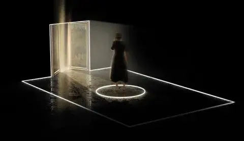 Los cuadros que se ven en la exhibición son representaciones cien por ciento digitales. Los cuadros que se ven en la exhibición son representaciones cien por ciento digitales.