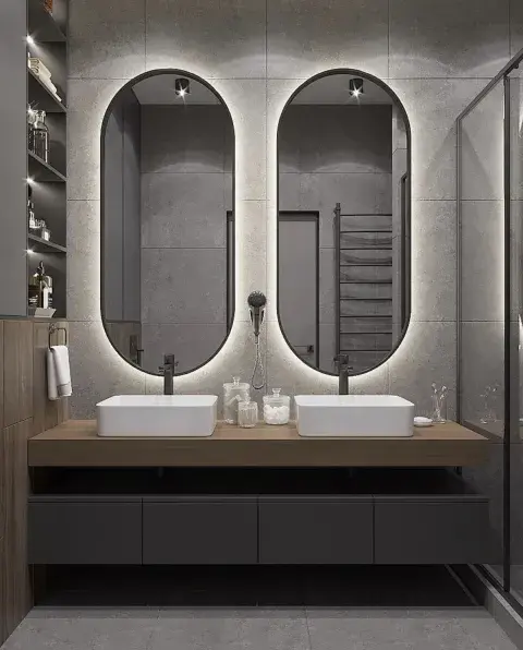En un baño de 5 m², las posibilidades se amplían. En un baño de 5 m², las posibilidades se amplían.