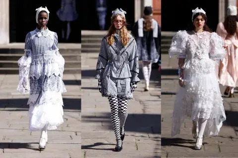 La pasarela de Bora Aksu en London Fashion Week La pasarela de Bora Aksu en London Fashion Week