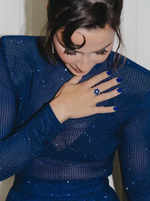 El look de Celeste Cid en la premiere de Papá x Dos.
